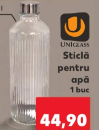 Uniglass Sticlă pentru apă 1 l 1 buc