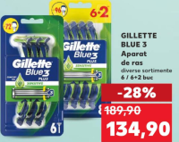 GILLETTE BLUE 3 Aparat de ras 6 / 6+2 buc
