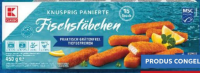 K-Classic Batoane din file de pește cu crustă pane 450 g