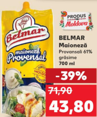 Belmar Майонез Провансаль 61% жирности 700 мл