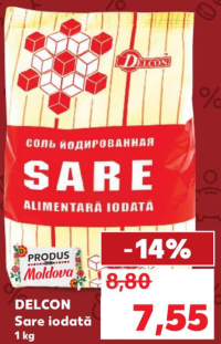 Delcon Sare iodată 1 kg