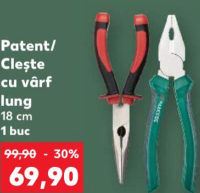 Parkside Patent/Clește cu vârf lung 18 cm 1 buc