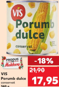 VIS Porumb dulce conservat 340 g