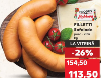 Filletti Safalade porc-vită kg