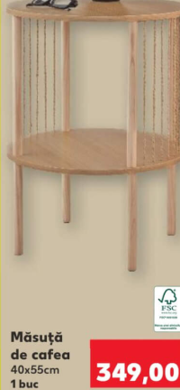 Livarno Home Măsuță de cafea 40x55cm 1 buc
