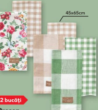 AMO LACASA Prosop de bucătărie 2 bucăți 45x65cm