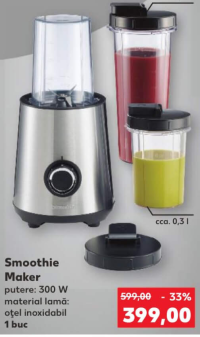 Silvercrest Smoothie Maker cca. 0.6 l / 0.3 l 1 buc