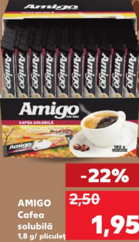 AMIGO Cafea solubilă 1.8 g / pliculeț