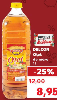 Delcon Oțet de mere 1 l