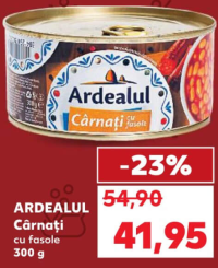 ARDEALUL Cârnați cu fasole 300 g