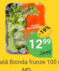 Salată Bionda frunze 100 g MD
