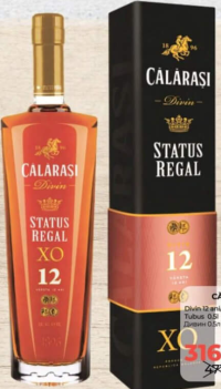 Călărași Divin 12 ani Status Regal Tubus 0.5l