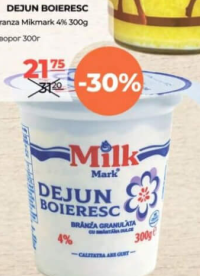 Dejun Boieresc Brânză Mikmark 4% 300g