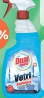DUAL POWER Soluție pentru geamuri și oglinzi 750 ml