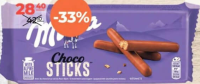 MILKA Biscuiți Lila Sticks cu Ciocolată 112g