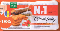 Nr.1 Aluat foitaj cu drojdie feliat 800g