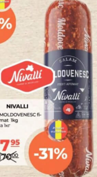 Nivalli Salam MOLDOVENESC fiert-afumat 1kg