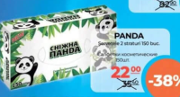 PANDA Șervețele 2 straturi 150 buc.