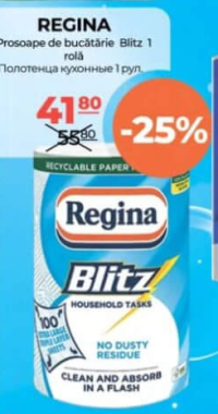 REGINA Prosoape de bucătărie Blitz 1 rolă