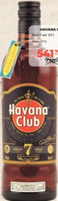 Havana Club Rom 7 ani 0.7l