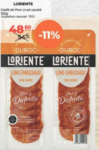 Loriente Ceafă de Porc crud-uscată 100g