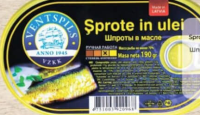 Ventspils VZKK Șprot în ulei (EOE) 190g