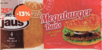 Jaus Chifle Mega Burger 4buc. 300g