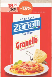 Zanetti Brânză rasă Granello 80g