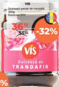 Vis Dulceață petale de trandafir 320g