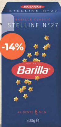 BARILLA Paste N27 Stelline 500g