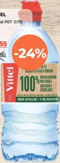 VITTEL Apă plată Natural PET 0.75l Sport cap