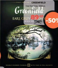 Greenfield Ceai Earl Grey 100buc.