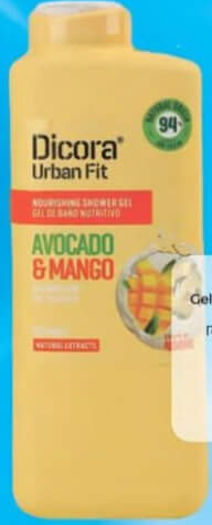 DICORA Gel de duș Avocado & Mango 400ml