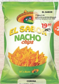 El Sabor Chipsuri de porumb smântână/ceapă 180g