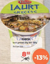Panda Iaurt grecesc Big 10% 150g