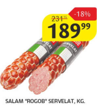 Rogob Salam Servelat, kg