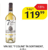 Vinaria Vale Vin Sec 7 Coline în sortiment, 0.75l