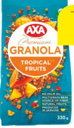 Axa Granola Premium Tropical Fruits 330g