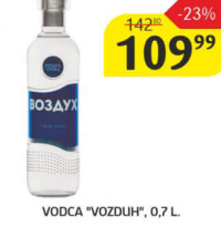 Vodca "Vozduh" 0.7L