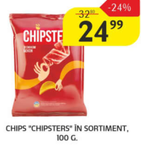 Chipsters Chips 100g