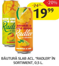 Radler Bautura Slab Alcoolica 0.5L