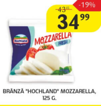 Hochland Brânză Mozzarella, 125g
