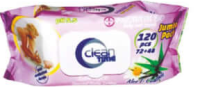 Clean Time Șervețele umede 120 buc