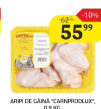 Carnprodlux Aripi de găină, 0.9 kg