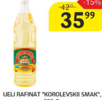 Ulei rafinat "Korolevskii Smak", 920g