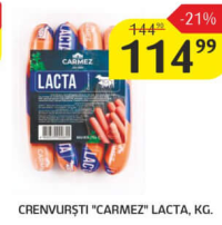 Carmez Crenvurști Lacta, kg