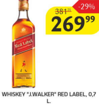 Whiskey "J.Walker" Red Label 0.7L