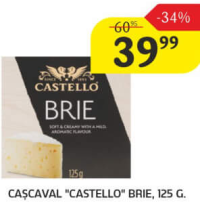 Castello Cașcaval Brie, 125g