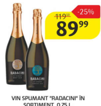 Radacini Vin Spumant în sortiment, 0.75l
