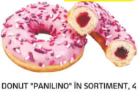 Donut "Panilino" în sortiment, 4 x 70 G